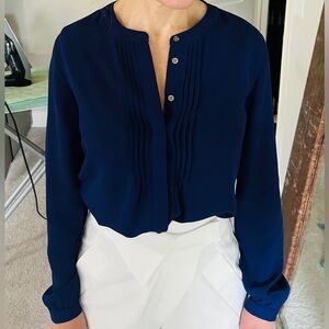 Banana Republic Navy Blue Women's Top